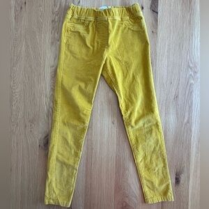 Mini Boden Yellow Corduroy Pants